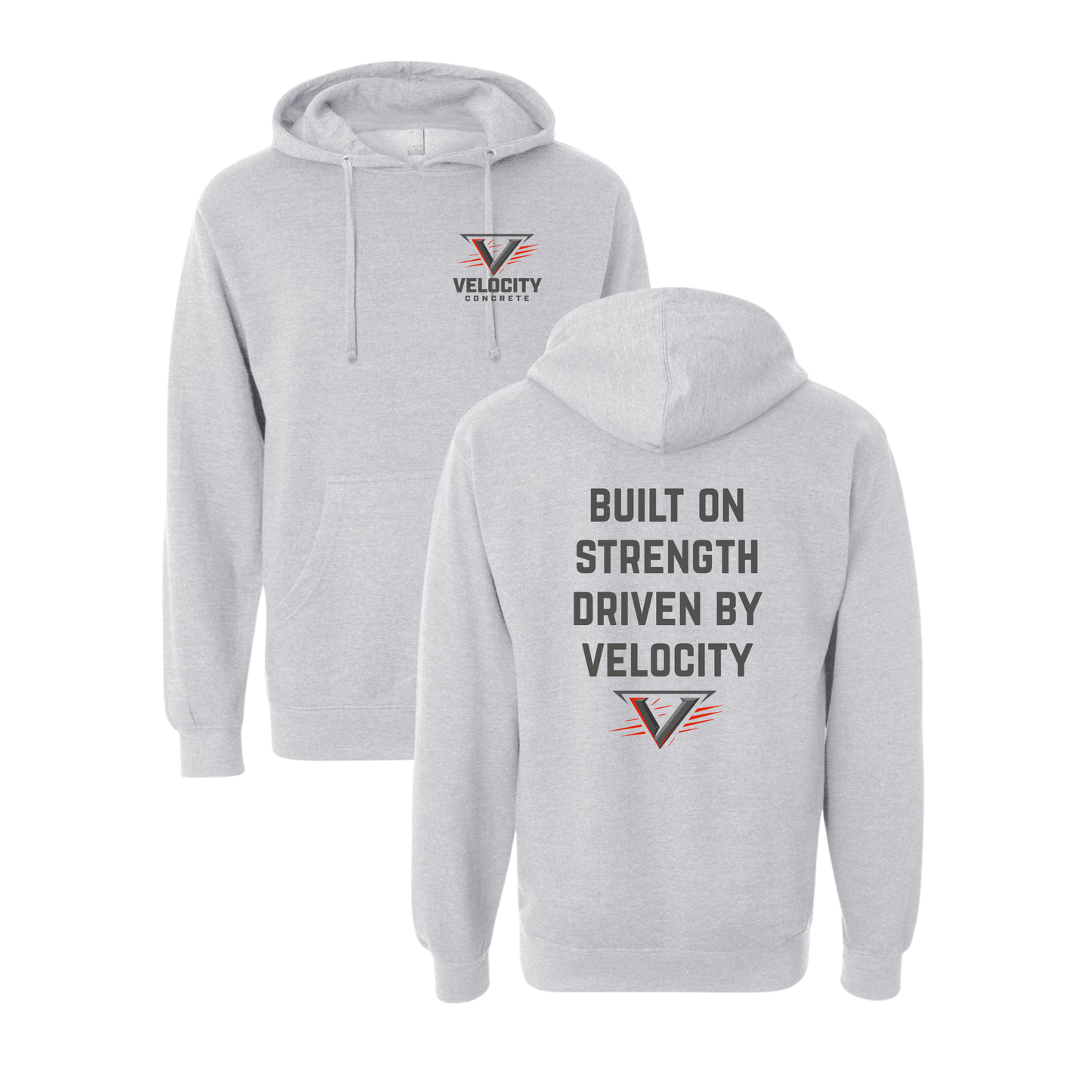 Velocity Concrete Midweight Hoodies