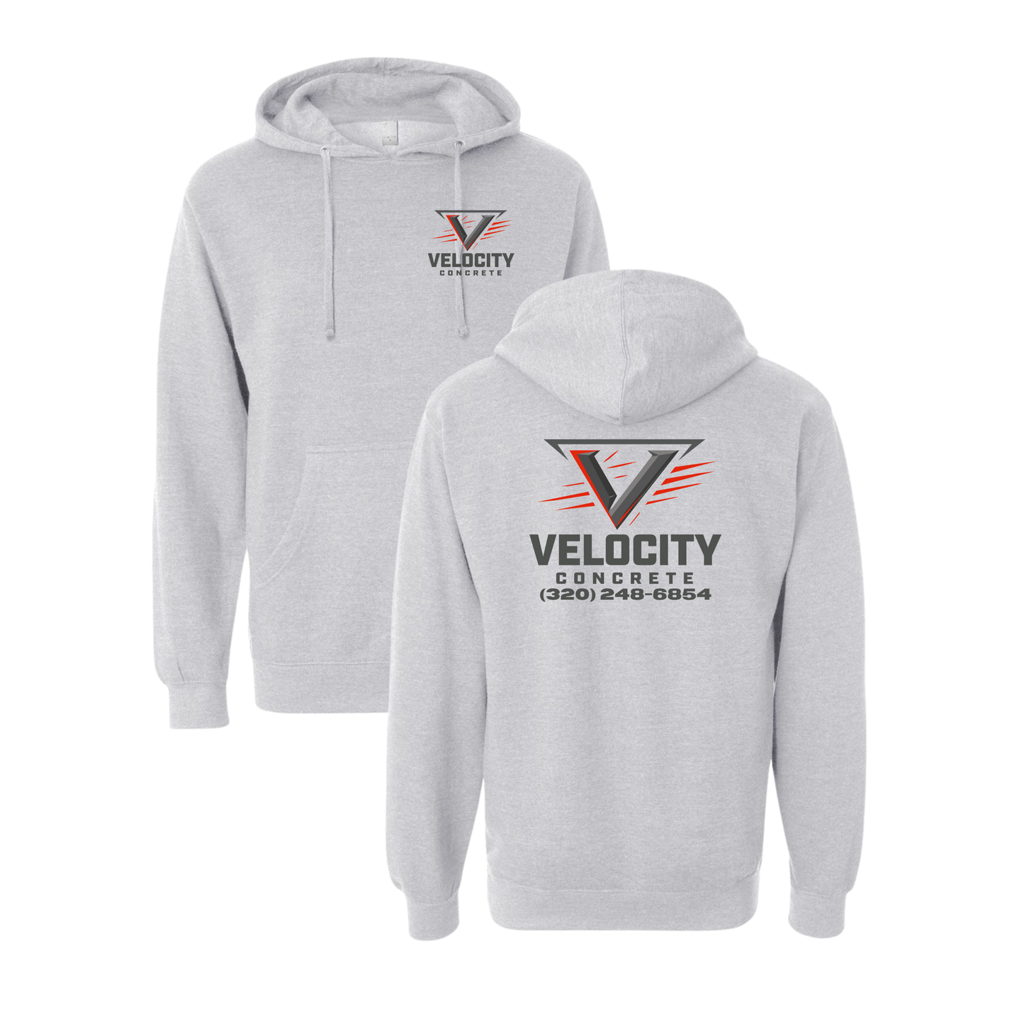 Velocity Concrete Midweight Hoodies