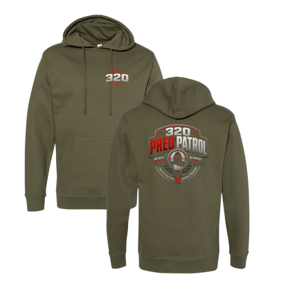 320 Pred Red Shield Graphic Hoodie
