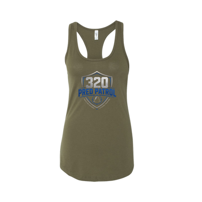 320 Pred Blue Shield Graphic Tank