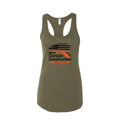 Outlast Construction Flag Graphic Tank