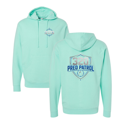 320 Pred Blue Shield Graphic Hoodie
