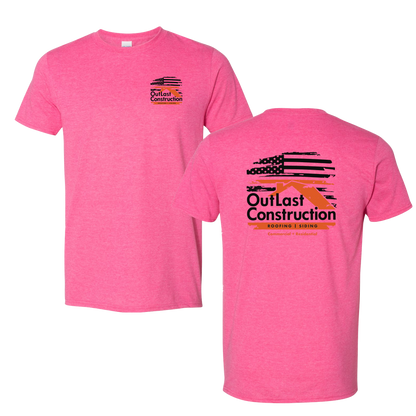 Outlast Construction Flag Graphic Tee