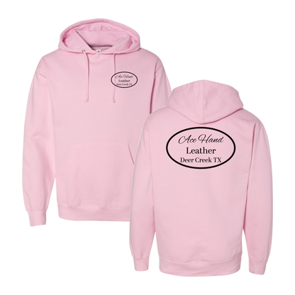 Ace Hand Leather Graphic Hoodie