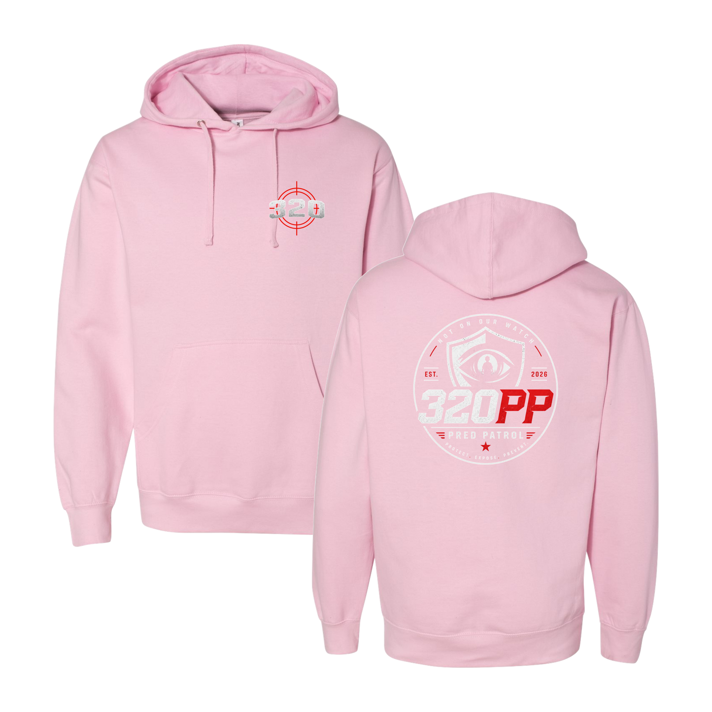 320 Pred Watching Eye Graphic Hoodie