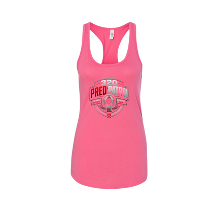 320 Pred Red Shield Graphic Tank