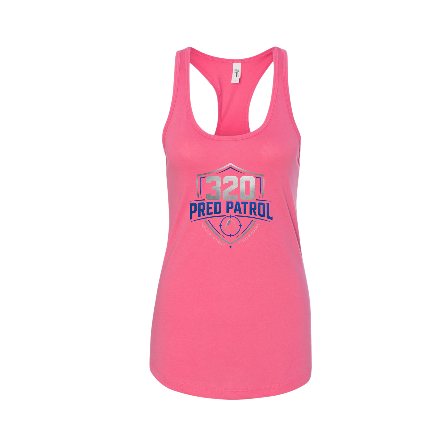 320 Pred Blue Shield Graphic Tank
