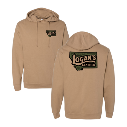 Logan's Leather Graphic Hoodie