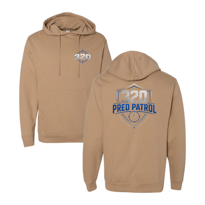 320 Pred Blue Shield Graphic Hoodie
