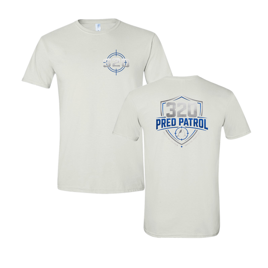 320 Pred Blue Shield Graphic Tshirt