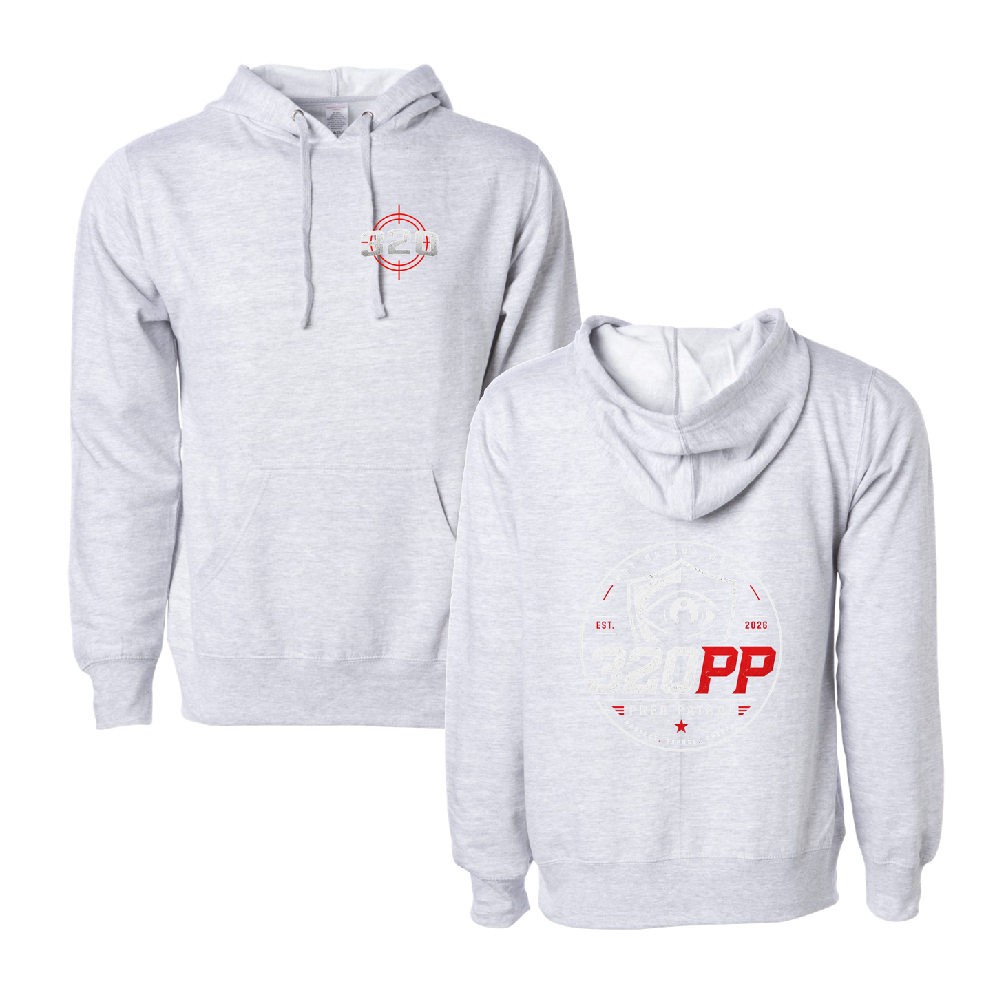 320 Pred Watching Eye Graphic Hoodie